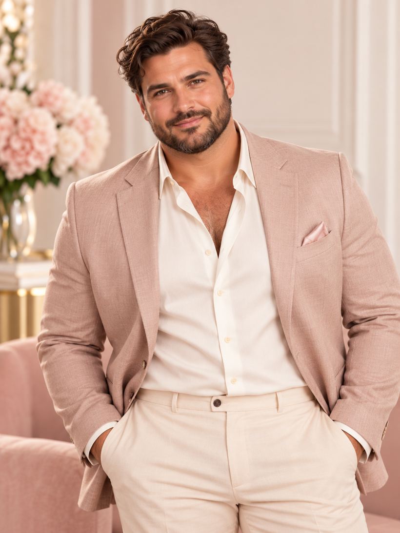 plus size male model